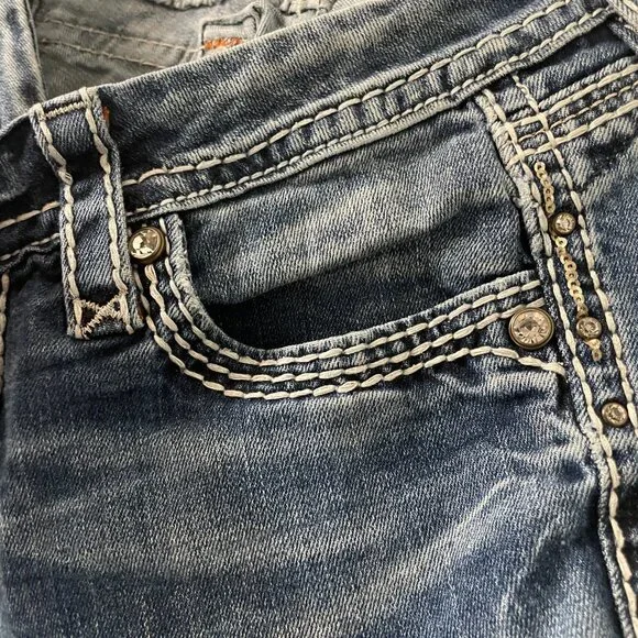 Rock Revival Kai Easy Boot Size 28 with Sequins and Rhinestones - Picture 10 of 15